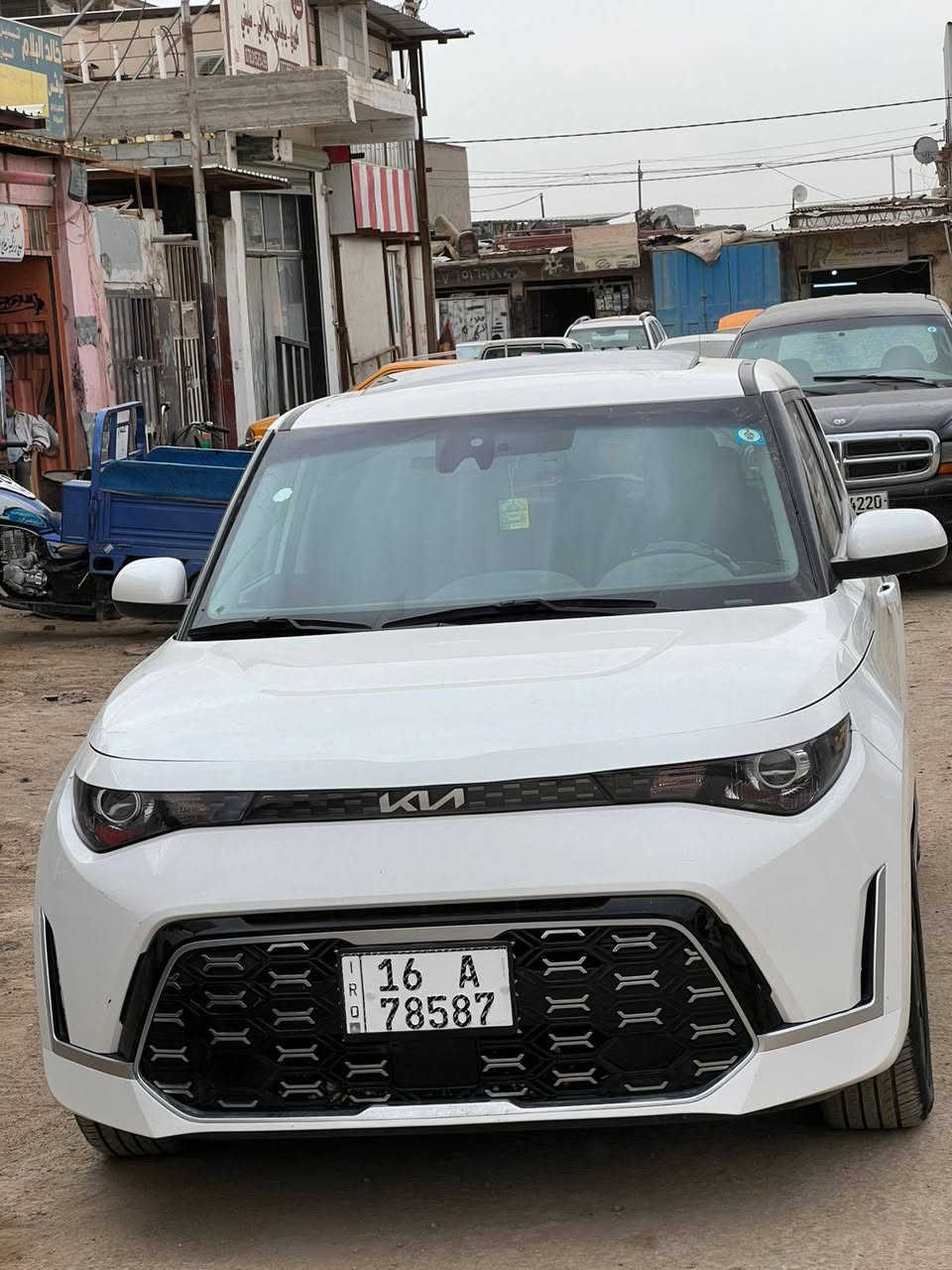 كيا سول 2023  حادث جاملغ أمامي أيسر بدون داخل فول مواصفات فتحه بصمه كشنات تدفئه رادارات خلفي وامامي توقف ذاتي تشغيل عن بعد مرقم قادسيه حره ماشيه ٩٠ ميل مكاني الديوانيه السعر 162 بيها مجال قليل مكاني الديوانيه ***********
