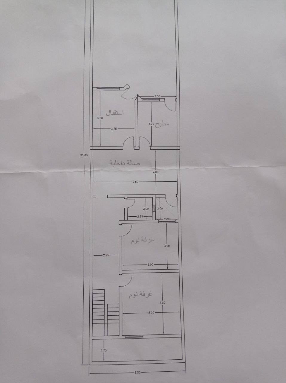 السلام عليكم هيكل للبيع شارع النفط المكان شارع مشويات ام البنين وره شارع بيت چليب بشارعين . بشارع حسينيه قائم ال محمد
المساحه. نزال 35 و الوجه 8 
ماء + مجاري + كهرباء.بالباب وفلوس المجاري مدفوعه 
يتكون من 2 غرف و صاله و صحيات 

و تارك الاستقبال و المطبخ البتلو طالع مالتهن 

الرقم ***********
