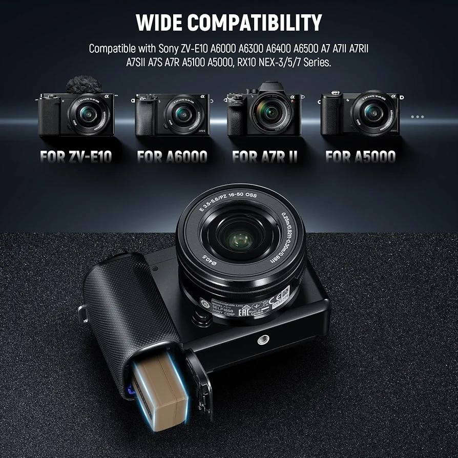 بطاريه كاميرا سوني عدد 2  من NEEWER 🫡🔥

موديل FW50 ✅

متوافق مع كاميرات سوني  

Sony ZV-E10 A7 II A6000 A6400 A3000 A5000 A5100 A6100 A6300 A6500 A7 A7R A7R II A7S A7S II NEX-3 NEX-3N NEX-5 NEX-5N NEX-5R NEX-5T NEX-6 NEX-7 NEX-C3 NEX-F3

الجهد الكهربائي 7.4V / السعه 1030 مللي امبير  ✅

منفذ شحن تايب سي  ✅

ليد مؤش للشحن الكامل  ✅

السعر 25 الف فقط   🫡🔥

توصيل جميع محافظات العراق 5 الاف فقط   

للأستفسار اكثر التواصل واتساب  

***********

عنوان المركز : بغداد الحريه الثانيه شارع الحريه الثانيه قرب مكتبه الكراون مقابل صيدليه العنفوان  مركز شمس للموبايل
