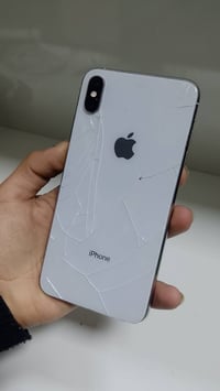 ايفون اكس ماكس ذاكرة 256 بطارية 100 الجهاز مبدل فقط بطارية من بدلتهه ب...