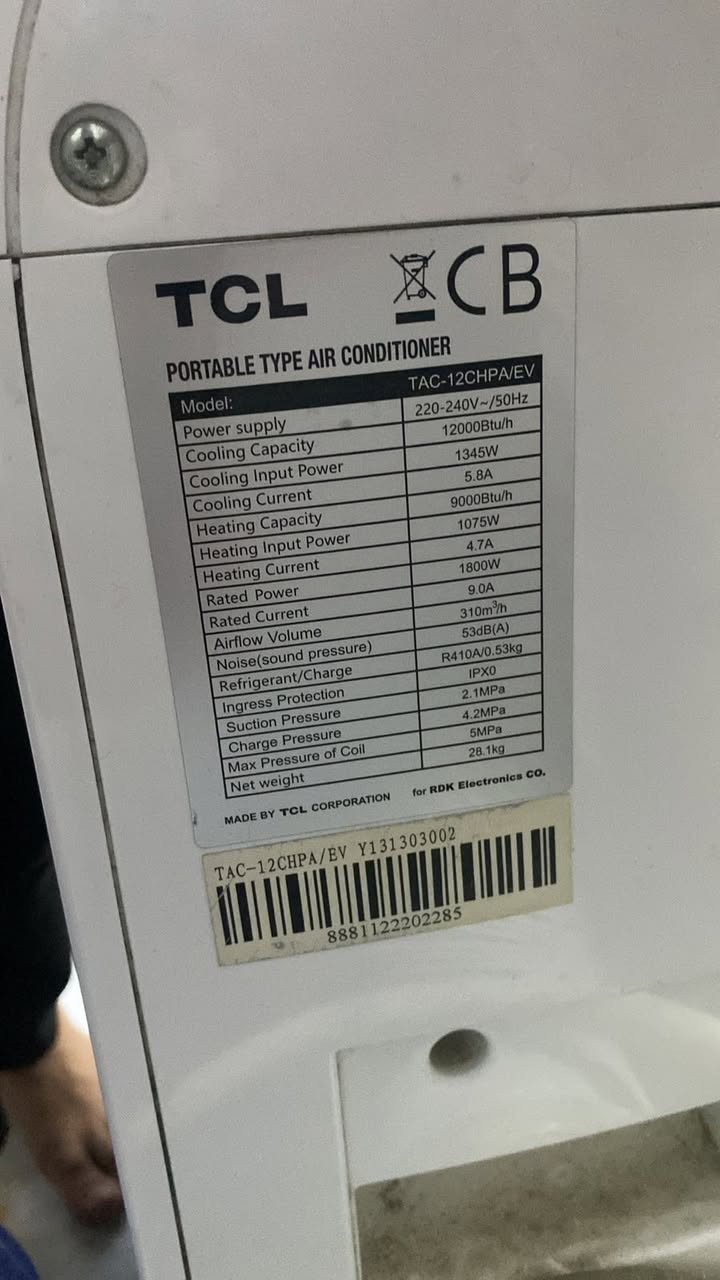 سلام عليكم
سبلت1طن TCL ماخذه جديد كارتون 

ماداخل اي تصليح نظام سحب الرطوبه

يشتغل ع 3امبير
غاز 410

سعر 200

مكان شعب


**إذا كنت صاحب هذا الإعلان وتريد حذفه لأي سبب، رجاءا أرسل رسالة إلى الدعم الفني**