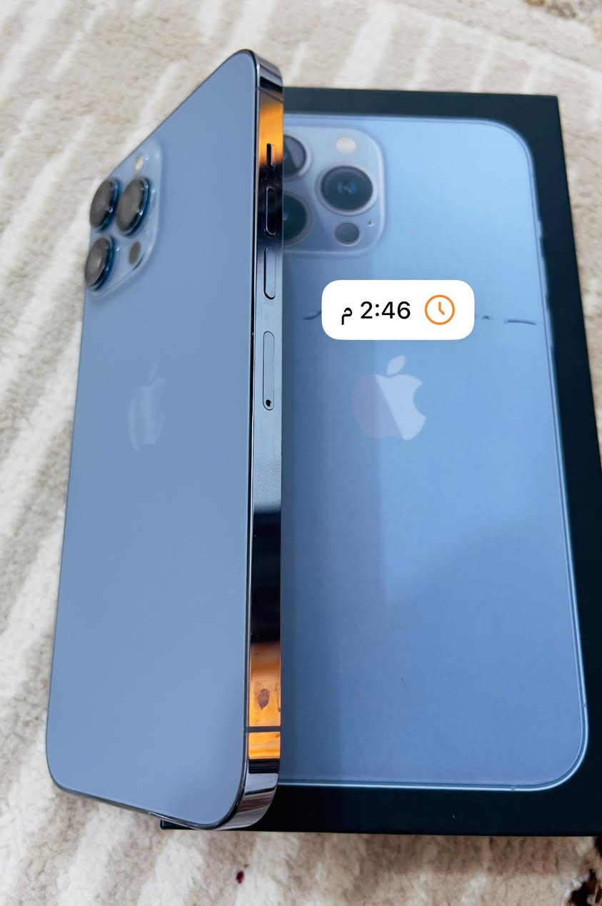 السلام عليكم 
جهاز 13برو ماكس للبيع 
جهاز نظيف  100‎%‎ذاكره 1تيره البطاريه 81مكفول من كلشي الجهاز كلشي  شغال ما مفتوح ولا داخل صيانه السعر750 بي مجال الملحقات شاحنه +كارتونه الاصلي مال الشركه +كفرات 2
للتواصل *********** بي واتساب 
او التواصل خاص 
مكاني الانبار الخالديه
