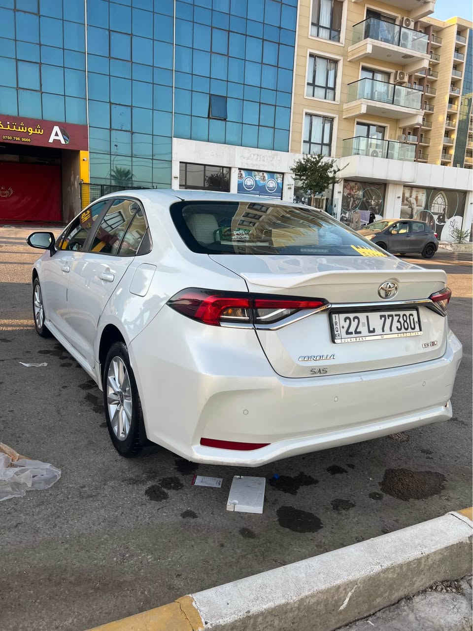 کرولا ٢٠٢٣ خليجي سفر شەریکە ساس بیها مکانات PDR 
ماشی ٩٠ کم کلشی جدید و بشرط كلشي تحويل وكالة نفس اليوم ضمان شركة باقي سيارة بانزين محرك كبير فول قبات مواصفات ١٤٥$ مكان اربيل *********** أربيل, العراق
