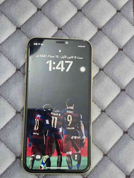 السلا عليكم للبيع ايفونxr بطاريه 78 ذاكره 64  السعر 200 شرط  اي تصليح مابي...   للأستفسار *********** المكان تكريت
