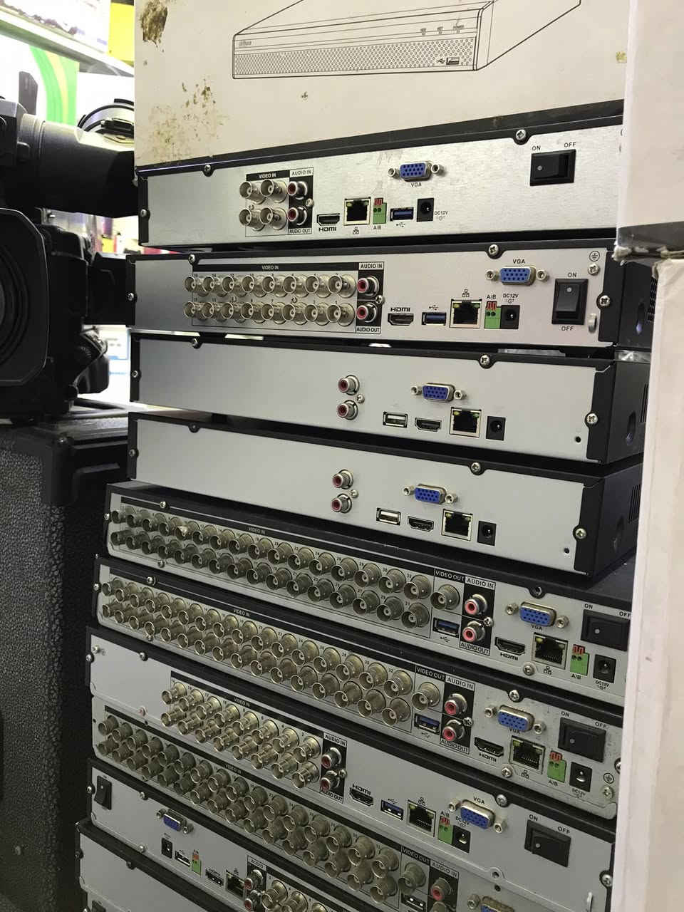 اجهزه NVR. XVR. DVR  نوع داهوا الاصلي توصيل موجود افحص امام ***********
