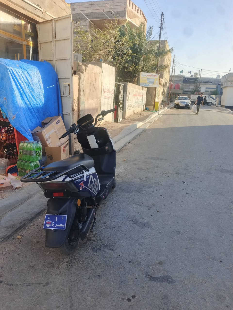 سلام عليكم دراجه شحن 🔋⚡ ٦باتري ويلي مديل 2025 دراجه نضيفه كلش مابيه أي مشكله مكاني بصره زبير السعر٤٥٠ رقم ***********
