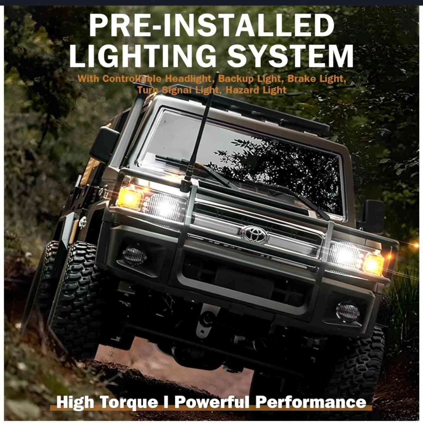 سيارة زحف تعمل بالتحكم عن بعد بمقياس 1/12، طراز MN82S، سيارة زحف صخرية تعمل بالتحكم عن بعد، دفع رباعي، تويوتا LC79، سيارة للطرق الوعرة تعمل بالتحكم عن بعد بتردد 2.4 جيجاهرتز مزودة بمصابيح LED للبالغين، سيارة هواة فضية اللون


**إذا كنت صاحب هذا الإعلان وتريد حذفه لأي سبب، رجاءا أرسل رسالة إلى الدعم الفني**