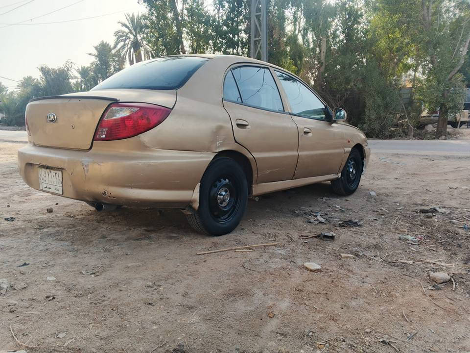 كيه ريو موديل ٢٠٠١ شكل لل ٥ مكينه حداديه تخم تاير باتري جدد كير الخامس مايجي رقم بغداد الماني مشروع وطني سنويه ماصاقطه تحويل مباشر *********** مكان كربلاء كربلاء, العراق
