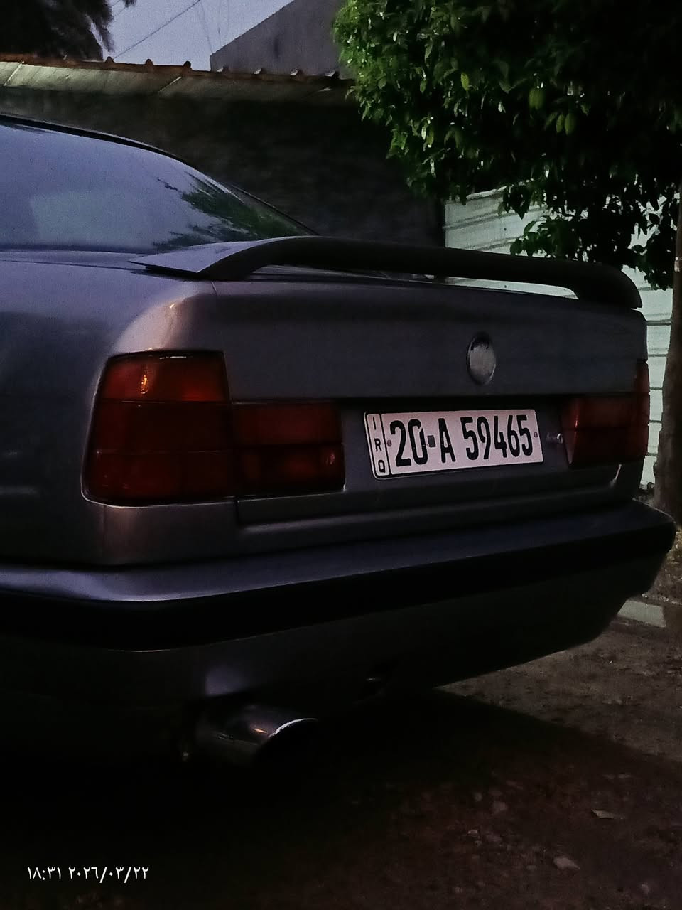 سلام عليكم 
سياره بي أم موديل  1991كير ومحرك مكفول 
سياره مصبوغه عام كير عادي تخم تاير جديد 
رقم ديالى مشروع وطني
 ا***********
***********
