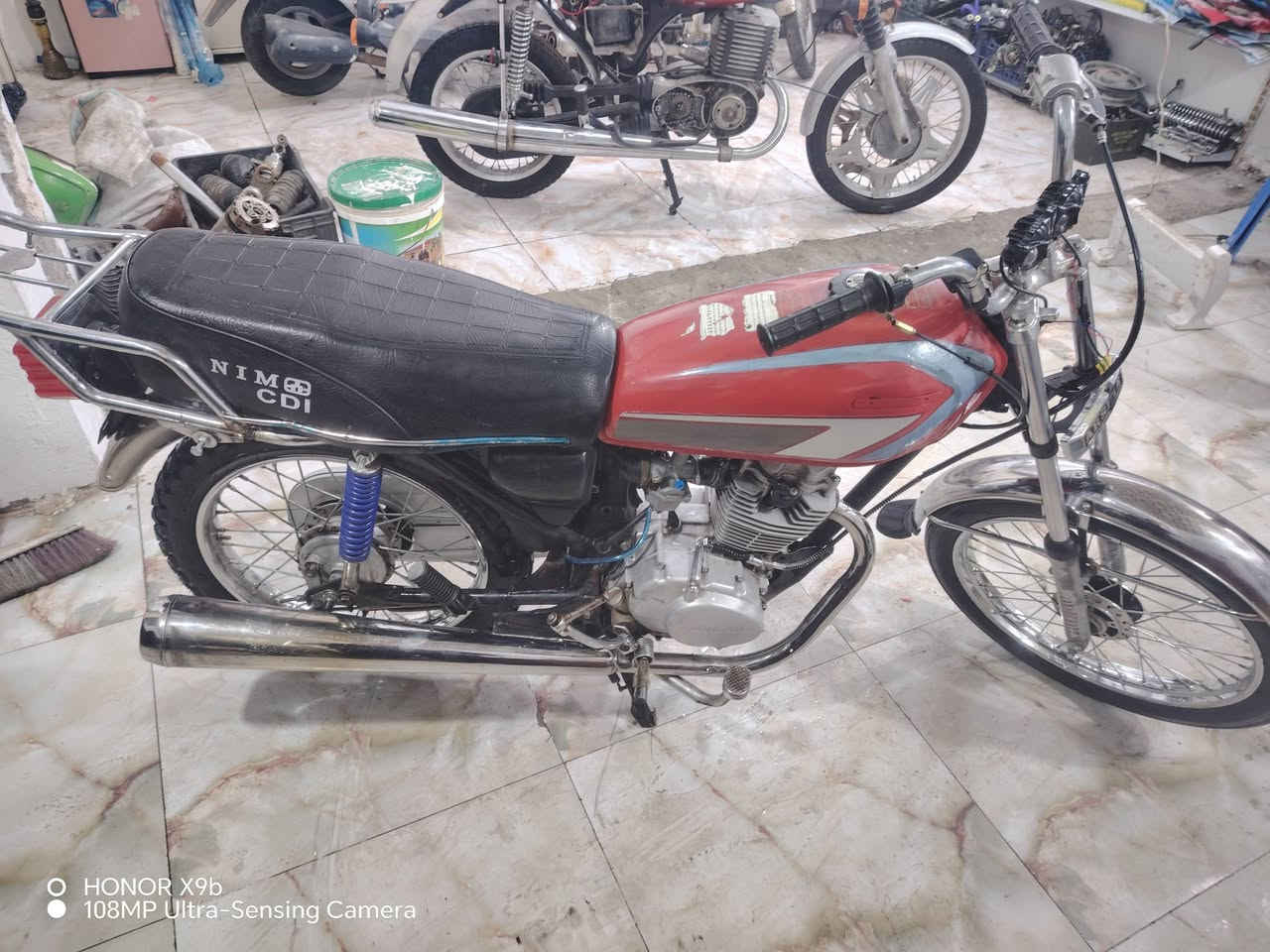 دراجه  لبيع موديل 2018 سعر 275 وبيه مجال بصيط رقم *********** مكان ديالى بلدروز
