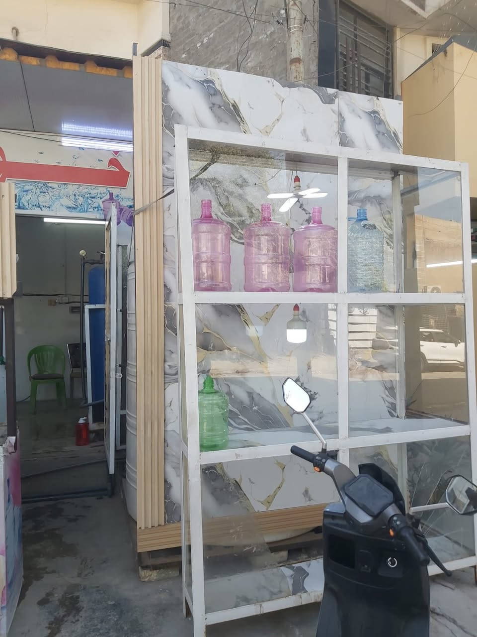 السلام عليكم 
من رخصه الادمن

محطة كامله هيه او ملحقاتها 
المحطة شغاله
1( تانكيات ابو الخمس تالاف اثنين 
2(املاح 9/8
3(ماطورات ايطالي العدد 4
4(عارضه دبات +الميز
سعرالمحطه 25 اوبيه مجال بسيط
مكاني بغداد حي العامل 
للاستفسار الاتصال عله الرقم 
***********
