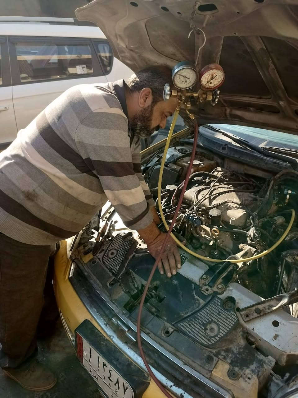 السلام عليكم
شبابنه الطيبين الي يحتاج ادامه لمنظومة التبريد موجود اسطة عايد ابو طيبة انسان طيب وشغله مضبوط وأسعاره مناسبة بغداد كم سارة ***********
