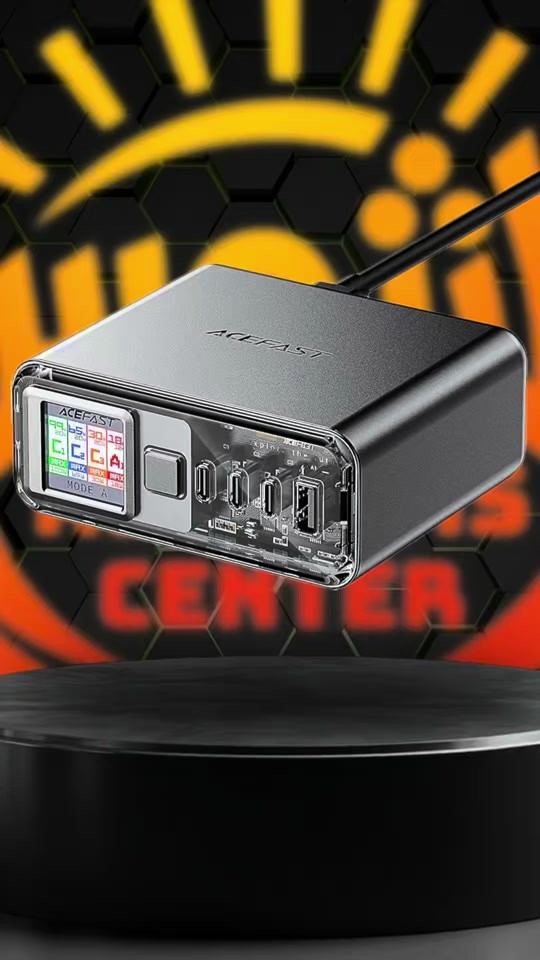 ⚡️ ACEFAST Desktop Power Station 218W GaN ⚡️ شاحن مكتبي احترافي بقوة جبارة وتصميم عصري مناسب لكل أجهزتك 🔥📱💻 ✅ قدرة شحن عالية تصل إلى 218W ✅ يحتوي على 3 منافذ USB-C + منفذ USB-A ✅ تقنية GaN الحديثة لشحن أسرع وكفاءة أعلى ⚡️ ✅ شاشة TFT HD تعرض معلومات الشحن بشكل واضح 🎨 ✅ مناسب للموبايل، التابلت، اللابتوب وأجهزة الألعاب 🎮 ✅ يدعم أوضاع شحن متعددة حسب نوع الجهاز ✅ تصميم أنيق وعملي للاستخدام المكتبي والمنزلي 🖤 💰 السعر: 95 ألف دينار فقط 🚚 التوصيل: 5 آلاف دينار لكل محافظات العراق 📞 للحجز والاستفسار: *********** #creatorsearchinsights 
