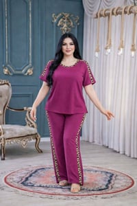 سوت نسائي • مقاس L XL 2XL • نص درزن