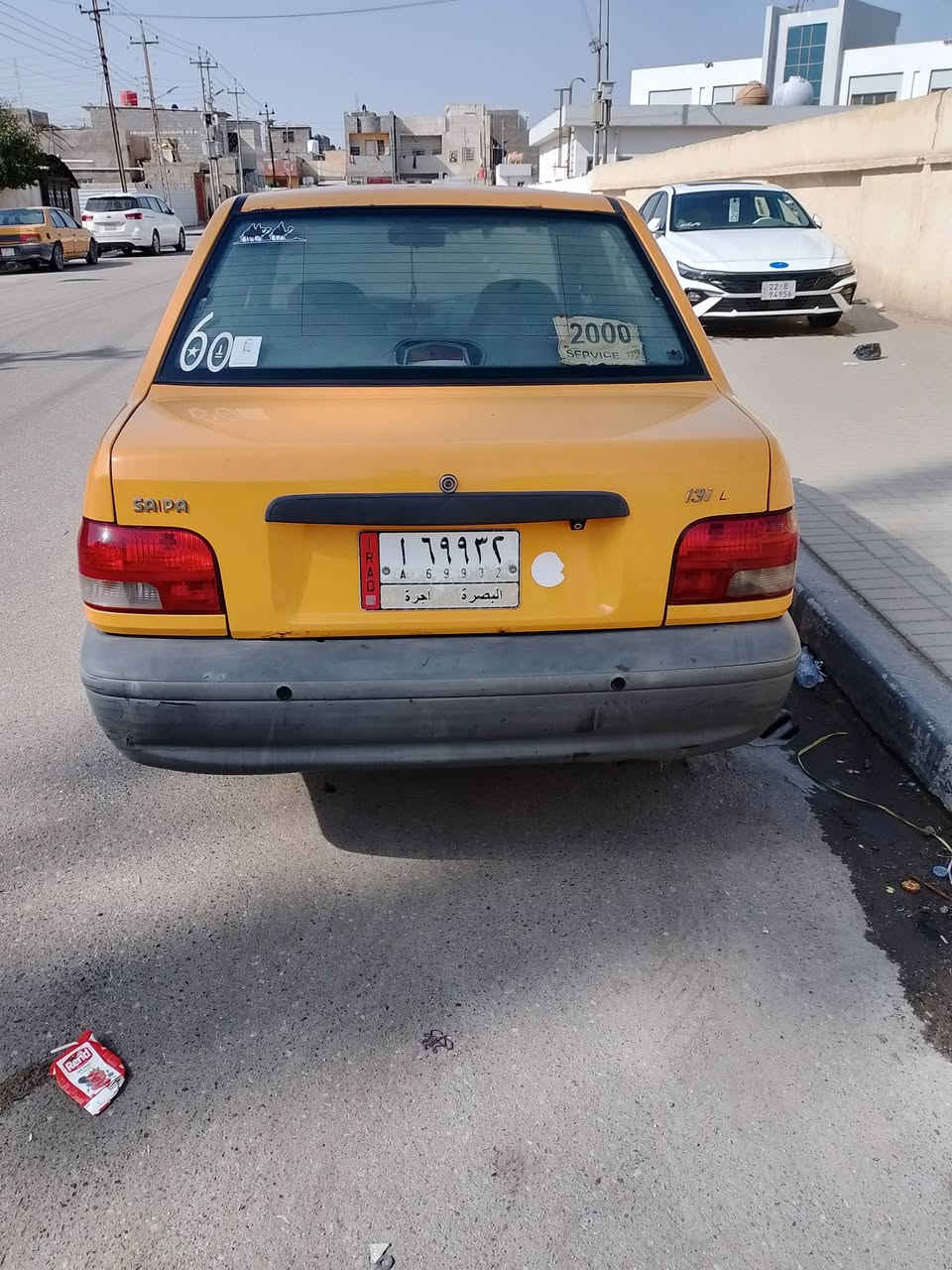 سلام عليكم سايبه للبيع موديل 2018كير جديد تخم تاير حداديه بس مكينه كايمه بس هيه مابيه شي تشتغل وتمشي سنويه منتهيه شد ايراني اصل شاشه كامره حساسات سعر 25وبيه مجال رقمي ***********
