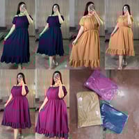 فستان نسائي • فري سايز • خامة زبدة تركي