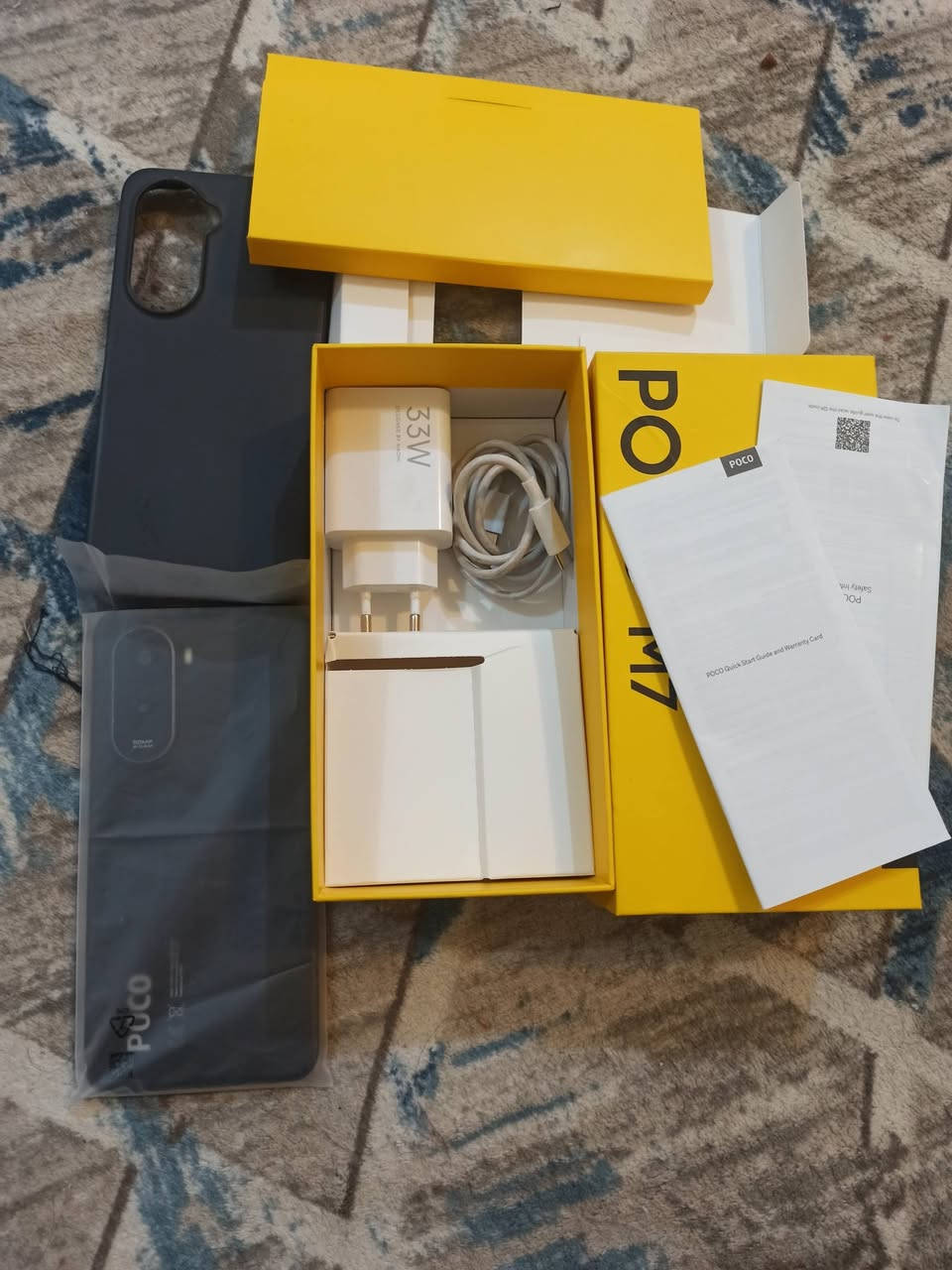 شاومي بوكو m7نضافة100مستخدم ايام 256/16 شاشة144بطارية7000سعره🔥(210🔥وبي مجال) ملحقاته كاملة كارتون وشاحن وكيبل ولاصق وكتب مكاني نجف ورقمي ***********
