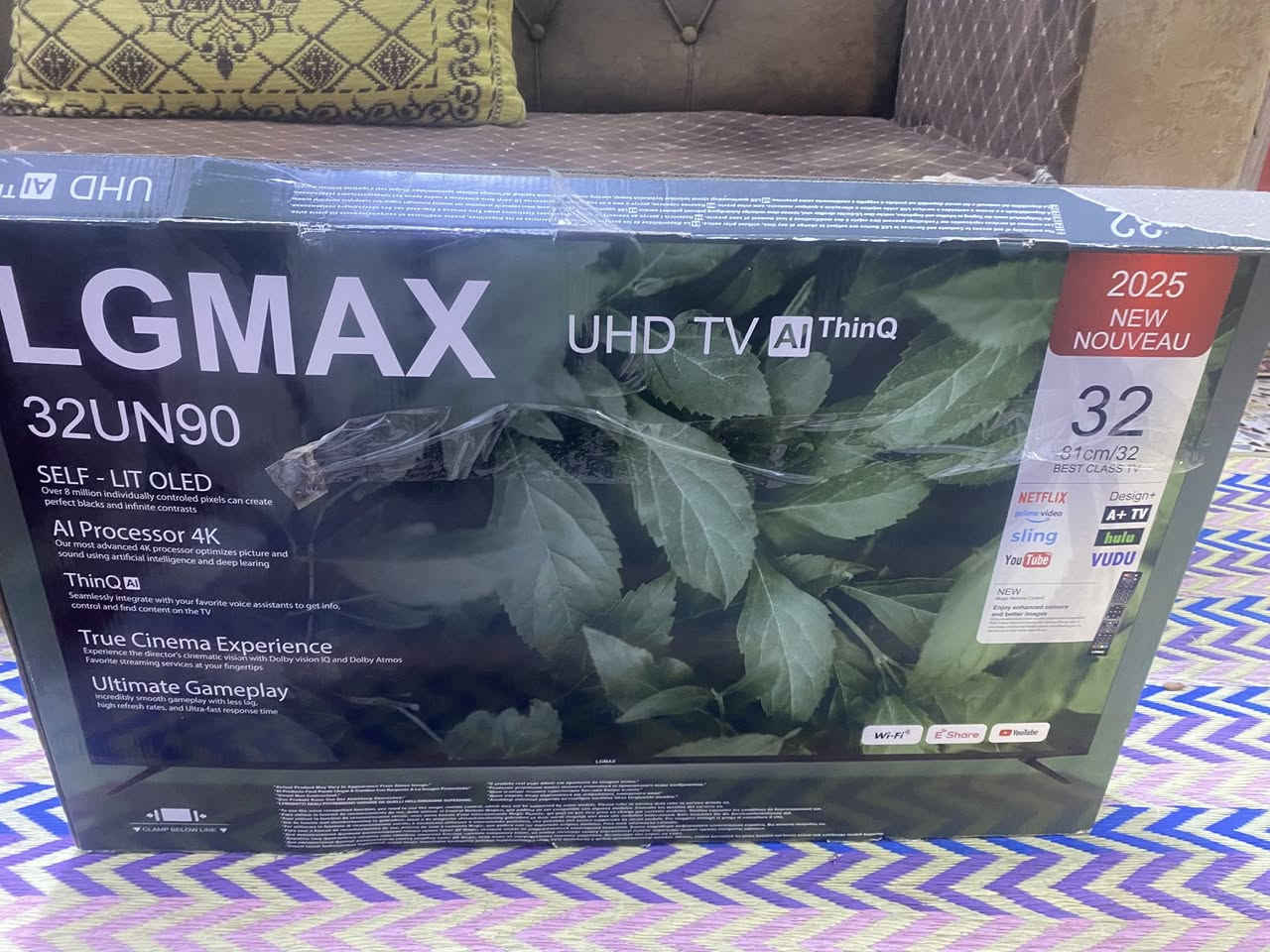 بلازمه لبيع شركه ايلا جي جديده ما مستخدمه تكنيك حجم 32  عنواني الرشاد سعراه 125 اصليه  ضمان بيه سنه ***********
