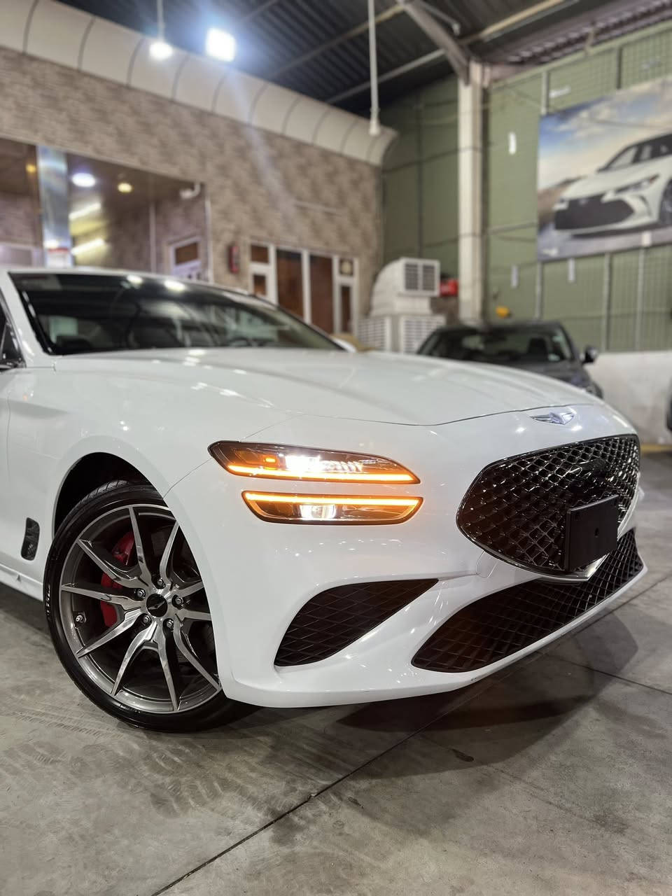 سلام عليكم 

اليوم عدنا جنيسس_موديل2025_G70_سياره ماشية700ميل بعدها زيرو صور حادث موجود سياره بس جاملغ امامي صبغ بدون دواغل بدون ايرباك مكان سياره اربيل تترقم شيمالي فقط

مكينه_4سلندر 2.5تيربو

سعر سياره 275بيها مجال 

خابر على واتساب ***********
