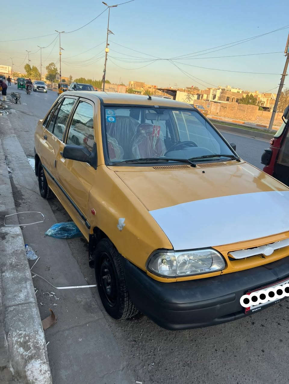 سايبا 2012 رقم بغداد الجديد 
مكينة وكير مكفولات 
كهربائات كلها مكفولة 
هيئة وغرامات مصفرة 
شواصي نظيفة
والكشر شوفة عينك 

مشط ستيرن وبولبرن ودرايم شفتات وتايرات 
وصدر امامي وخلفي كلها جديدة 

مكاني بغداد البنوك 
السعر 28 
*********** 
اتصال فقط
