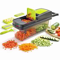 قطاعة خضروات • ٧ شفرات • واقي أصابع