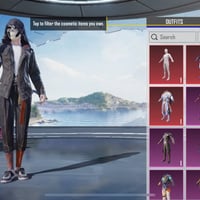 حساب ببجي • كورية • نوادر وسكنات