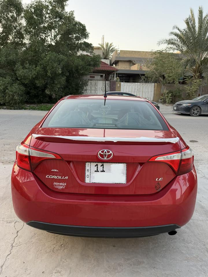 السلام عليكم
كورلا 2015 وارد امريكي
رقم بغداد باسمي الانكليزي تحويل ثاني يوم 
حادثها بنيد وجاملغ مصلحات 
نص فول بصمه تشغيل تحكمات سيتيرن 
نظام سبورت وايكو تبريد ثلج 
شاشه كامره كير مكينه تخم تاير تبريد ثلج 
صدر امامي خلفي السياره جديده جداً 
ماشيه 88 ميل حقيقي 
السعر  ١١٦ وبي مجال بسيط 
مكان السياره بغداد 
رقم الهاتف *********** 
((غير متواجد ع الفيس بوك))
