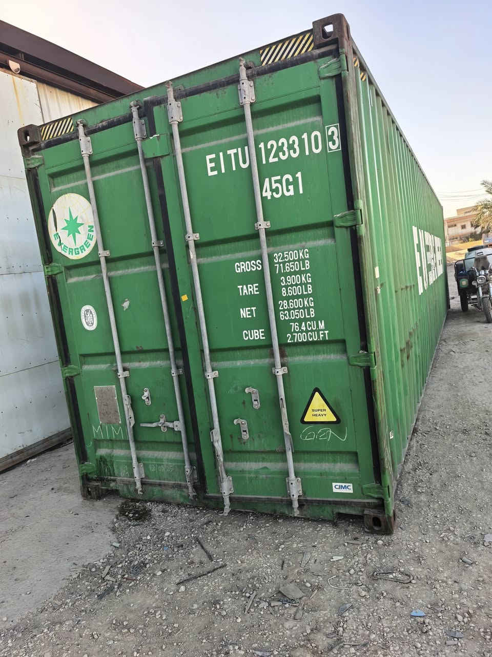 ياالله 🧿🧿🧿 يارزاق متوفر حاويات طول ١٢ متر الارتفاع ٢٩٠ سم بنظافة أكثر من ٨٥ بالمية أيضآ متوفر طول ٦متر بنظافة أكثر من ٩٠ بالميه عنوانا نجف الاشرف الاستفسار ع الاتصال *********** 🧿🧿🧿🧿🧿
