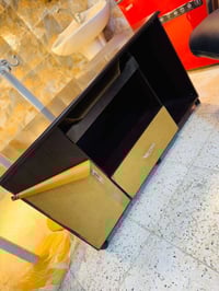 ميز حاسبه • خشب ثقيل • كرسي دوار