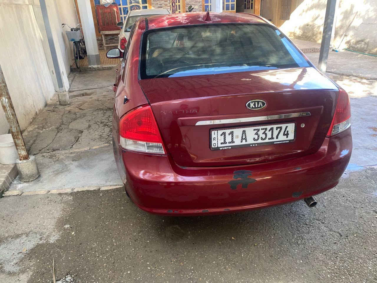 سبكترا ٢٠٠٩
رقم بغداد
 بسمي كير محرك شرط
تبريد شغال 
تخم تاير جديد 
السياره بدون ضربه 
فقط الجنطه والسونار موجود 
مكاني ديالى بعقوبة 
***********
