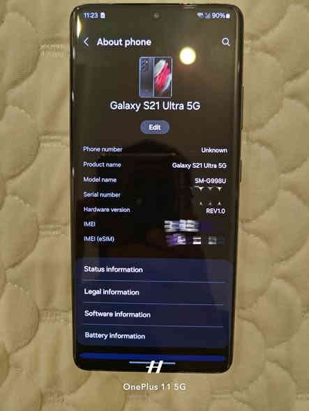 نسخة Snapdragon 888
256 / 12GB Ram

تك سيم كارت (e SIM )

شاشة الموبايل كلش نظيفة بدون عيوب و لا طبع 
عيب الموبايل فقط ذني الشخوط عل ايطار و زاوية ظهر الموبايل مكسورة 

ب 300 الف و بيه مجال ، بيع فقط بدون مراوس

مكاني كركوك - روناكي - قرب تقاطع حي النصر 

متواجد خاص و عندي واتس اب

***********
