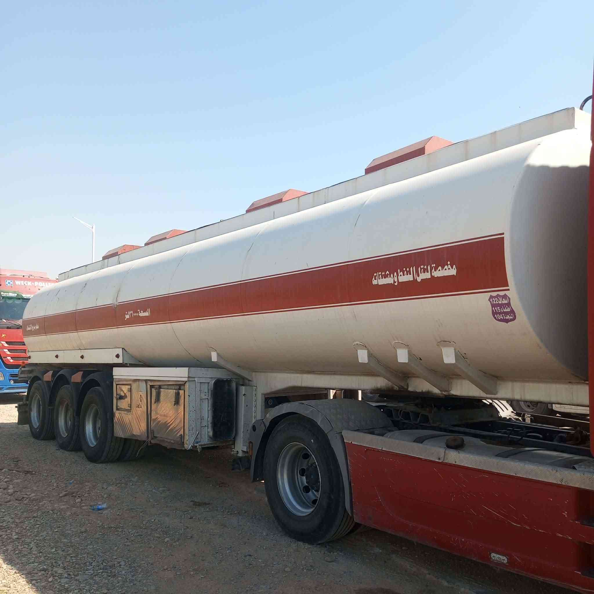 للبيع
السلام عليكم 
  
تانكي مصلاوي
  
3دناكير جبلس
 
تايرات نص عمر 

شغال جاهز للشغل اي نقص ما بي 

للسستفسار على رقم ***********
