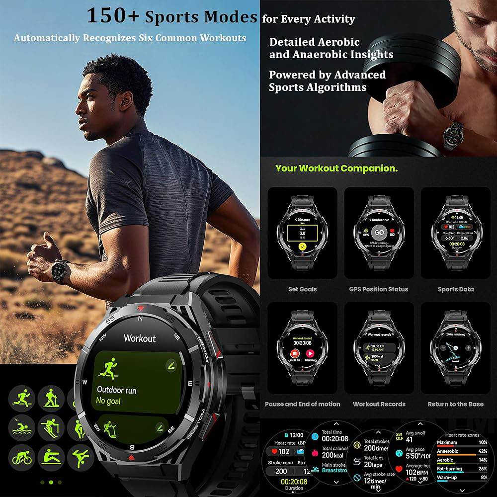 GPS Smart Watch
⚙️ المواصفات
 • 📍 GPS مدمج لتتبع المسار
 • 🧭 بوصلة رقمية
 • ❤️ قياس نبضات القلب (BPM)
 • 🚶‍♂️ عداد خطوات
 • 🏃‍♂️ حساب المسافة والسعرات الحرارية
 • 🌦️ عرض حالة الطقس
 • 🕒 عرض الوقت والتاريخ
 • 💤 تتبع النشاط اليومي
 • 📱 تعمل مع أندرويد و iOS
 • 🔋 بطارية تدوم عدة أيام (حسب الاستخدا )
 • 💧 مقاومة لرذاذ الماء (رياضة واستخدام يومي)
 • 🖥️ شاشة دائرية كبيرة بتصميم رياضي
 • ⌚ سوار سيليكون مريح

🎯 مناسبة لـ:

الرياضة، المشي، الجري، السفر، والاستخدام
 اليومي*********** أربيل, العراق

