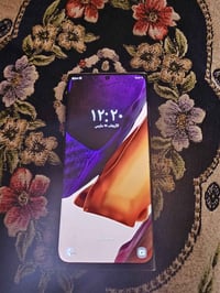 نوت 20 الترا شرق اوسط خطين مكسور الظهر وشاشة بيه كسر بس مأثر ع لمس يتص...