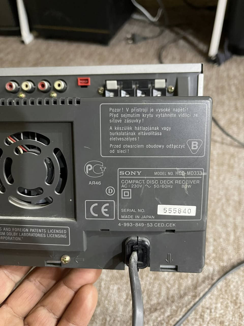 سبيكر ماركة سوني شغال عدة مداخل كلها شغاله ياخذ قرص صوتي وقرص حجم زغير بالأعلى بي خاصية التسجيل من قرص الئ قرص بي راديو 4 موجوات يمكن خلي نكول موجتين بدون سماعات السعر (40) شامل مع التوصيل


**إذا كنت صاحب هذا الإعلان وتريد حذفه لأي سبب، رجاءا أرسل رسالة إلى الدعم الفني**