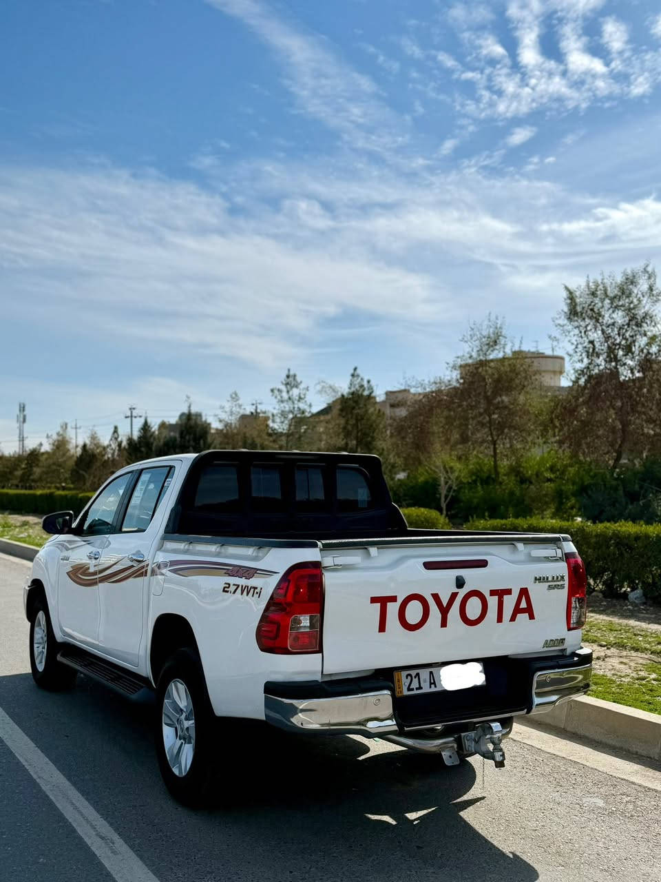 للبيع تيوتا هايلوكس 2018 فورويل محرك بانزين سوبر شركة ساز كير اوتماتيك رقم سليمانية سنوية جديدة2028 هزة جديدة ماشيا 170 فابلون شركة عل بنيد سياره على وضع الشركة محرك وكير مكفول السياره مكفولة كفاله عامة بس بارد بسيط مقدار أصبعين سياره جديدة بمعنى الكلمة تخم تايرجديد شاشا تحكم ستيرن وضعيتين قيادة كامرة حساسات ارضية دوشمة كشن دوشمة سياره محفوضة وجديدة
***********
