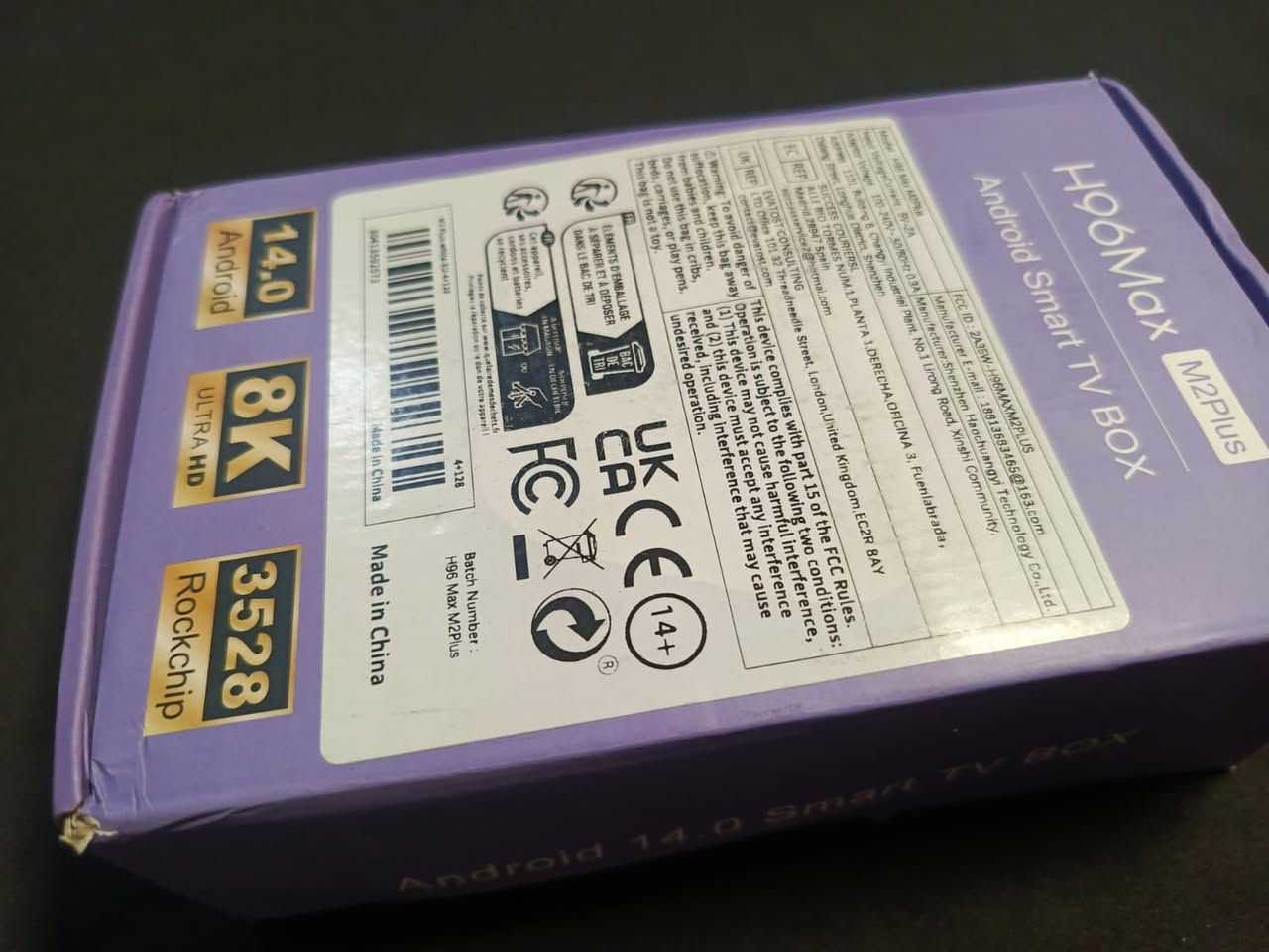 Tv box  اندرويد 14
ذاكره 128


**إذا كنت صاحب هذا الإعلان وتريد حذفه لأي سبب، رجاءا أرسل رسالة إلى الدعم الفني**