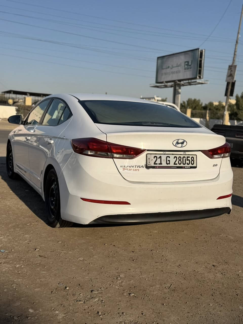 سلام عليكم 🫡
النترا موديل 18 خليجي 
مكينة 2000 دوش 
كير (اي تي )
تحويل ثاني يوم ب اسمي 

نص فول 
لون ابيض 
اشاير بمري
مري شفط 
تبريد قطعتين 
تخم تاير 
لغد شاصي كفالة 
ماشي 165 كيلو 

السعر 131 وبيهة مجال 
مكاني بغداد الزعفرانية 
الاتصال على رقم فقط 
سونار ويا صور
***********
