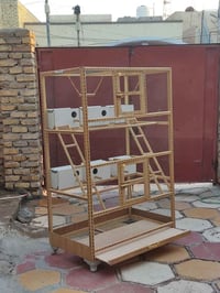 للبيع قفص خشبي عمل نجاره جديده غير مستعمل قياسات الارتفاع 1.60 العرض 1...