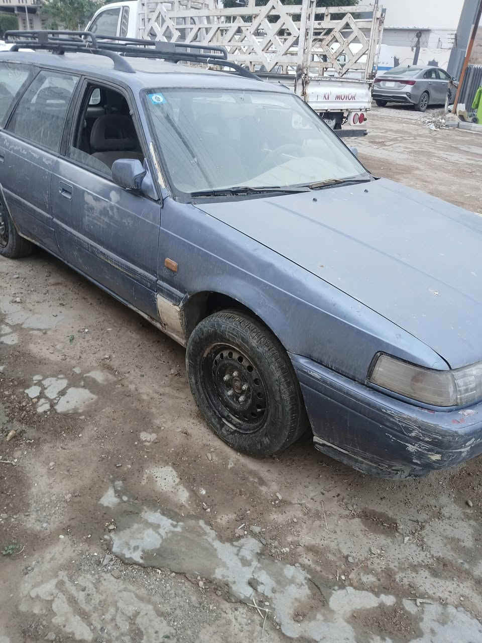 مازدا ستيشن موديل 94 مكينه عاطله ابيع كايمه كيرجديد سنويه جديده وبسمي السعر27مكان بغداد النهضه رقم التليفون ***********
