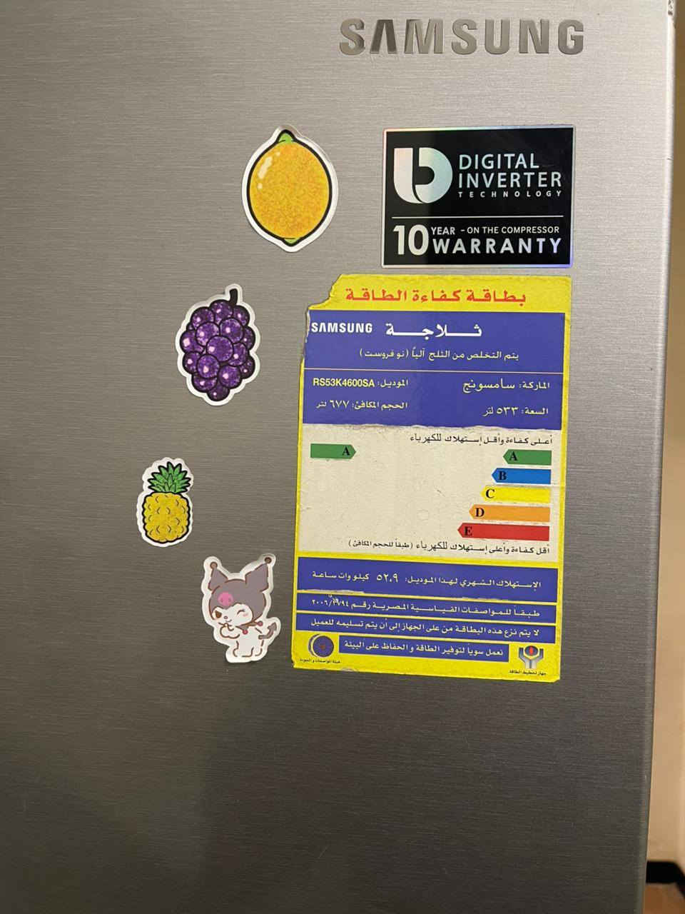 سلام عليكم مستعجل ثلاجه بابين وبراد مي سعر 300وبيه مجال شغاله مابيه شي تجميد وتبريد  التصال ***********
