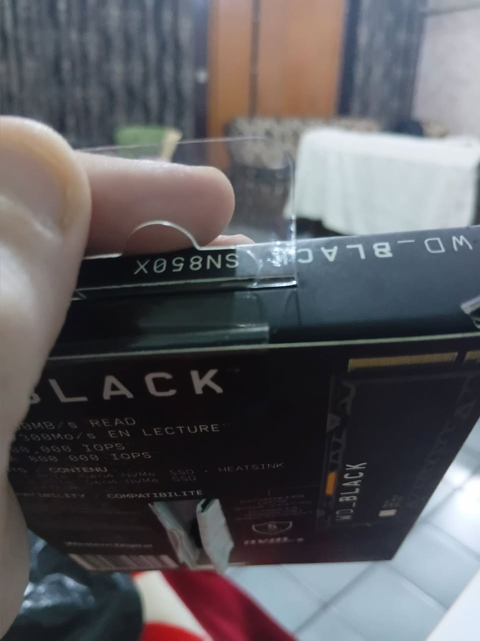 هارد داخلي 1 تيرابايت ممفتوح من الباكيت لوكاته بعدها بيه  ماركة WD-BLACK  ضمان سنة كاملة ( ضمان كيستون ) يدعم اجهزة الكونسول


**إذا كنت صاحب هذا الإعلان وتريد حذفه لأي سبب، رجاءا أرسل رسالة إلى الدعم الفني**