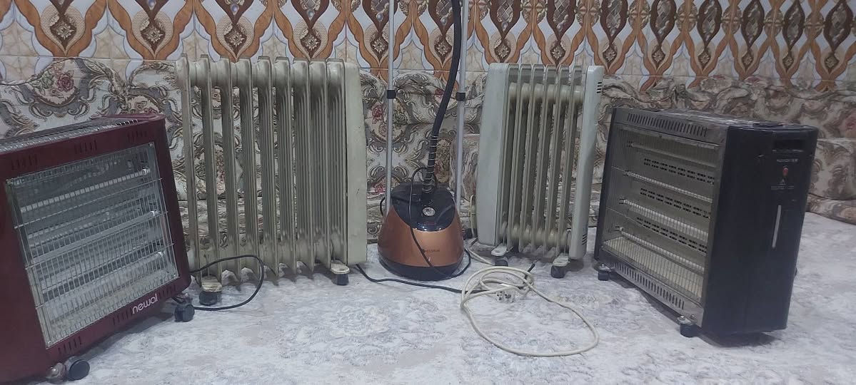 متاح صوبات زيتيه عدد ٢ مع هيترات عدد ٢ مع مكوى بخاري  السعر ١٠٠ الف مكاني الحيانيه المنطقه الرابعه المستطيل الاتصال على الرقم ***********
