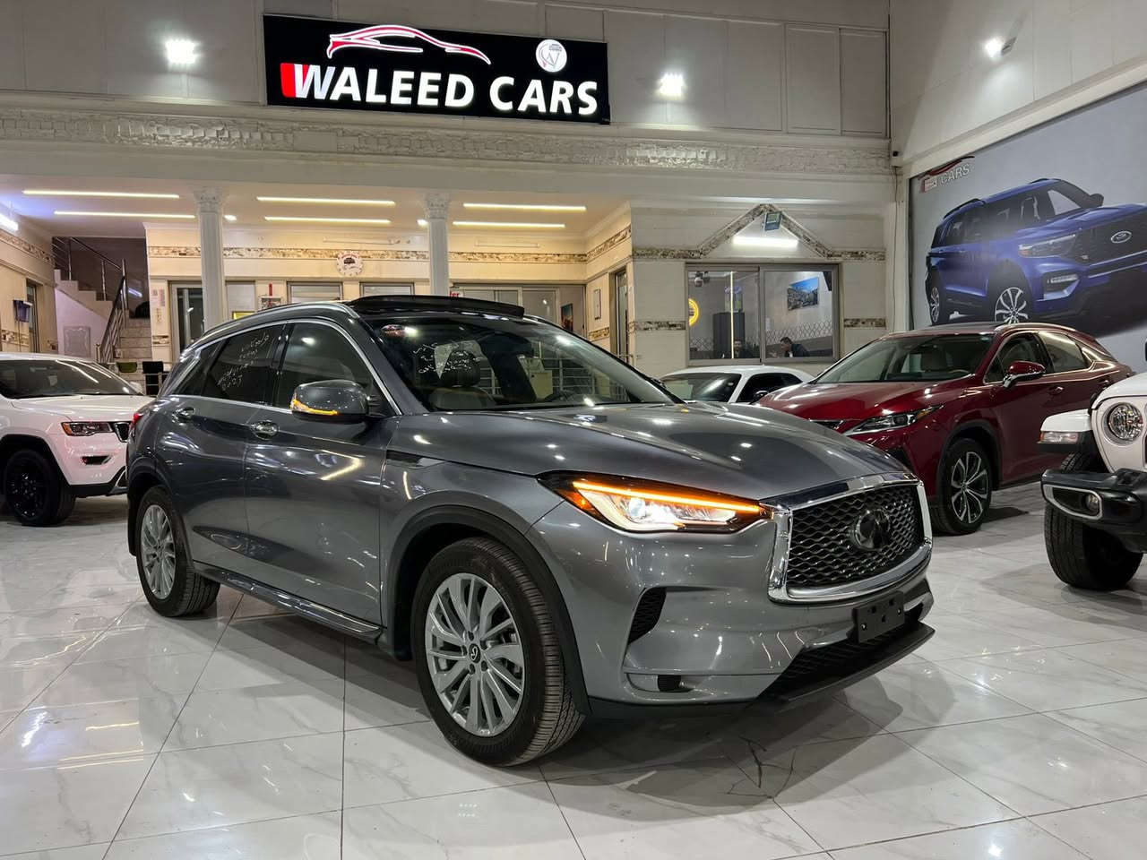 بسم الله الرحمن الرحيم رمضان كريم 🌙❤️
انفنيتي  2024👌
حجم QX50
محرك 4 سلندر🔥

#سعرها 235 ورقة و مجال قليل🔥

مواصفات فول فول١/١ 👇

شاشة جبير 📺 
خمس كاميرا 📸 
كاميرا مراية الداخل📸
كشن جلد حار و بارد
كشن خزن و كهربايي 
مراية كهربايى تنفتح و تنسد 
بصمة 
ابواب بصمة 
تشغيل عم بعد↩️
سلايت فتحة
فور ويل 
جنطة كهربائي
ويل كبات كروم 
تحديد سرعة 
تحديد مسار 
تبريد مركزي 

بعد بيها هواي مواصفات 

#ضررها فقط جاملغ خلفي صبغ و قطعتين كلير أمريكي 👍

بدون دواخل بدون ارباك بجم و ورا كبس
مكان السيارة اربيل شارع ١٠٠ م معرض🚗معرض ولید كارس🚗

شراي يتصل على هاي رقم 
***********
***********
