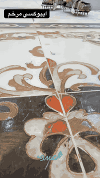 #أيبوكسي ميتاليك رخامي ارضيات بديل الكاشي والمرمر🇮🇹🇮🇹🇮🇹 
#بدون تفليش وهوسة العمالة الخ...
#تغير لون سيراميك او كاشي لمحفر او تشققات بوقت قصير كلش 
#عازل رطوبه 100/100
#وبدون رائحة منتج بريطاني طبي  
#يصلح على اي ارضيه عدله وناعمه 
الاستفسار ***********.
