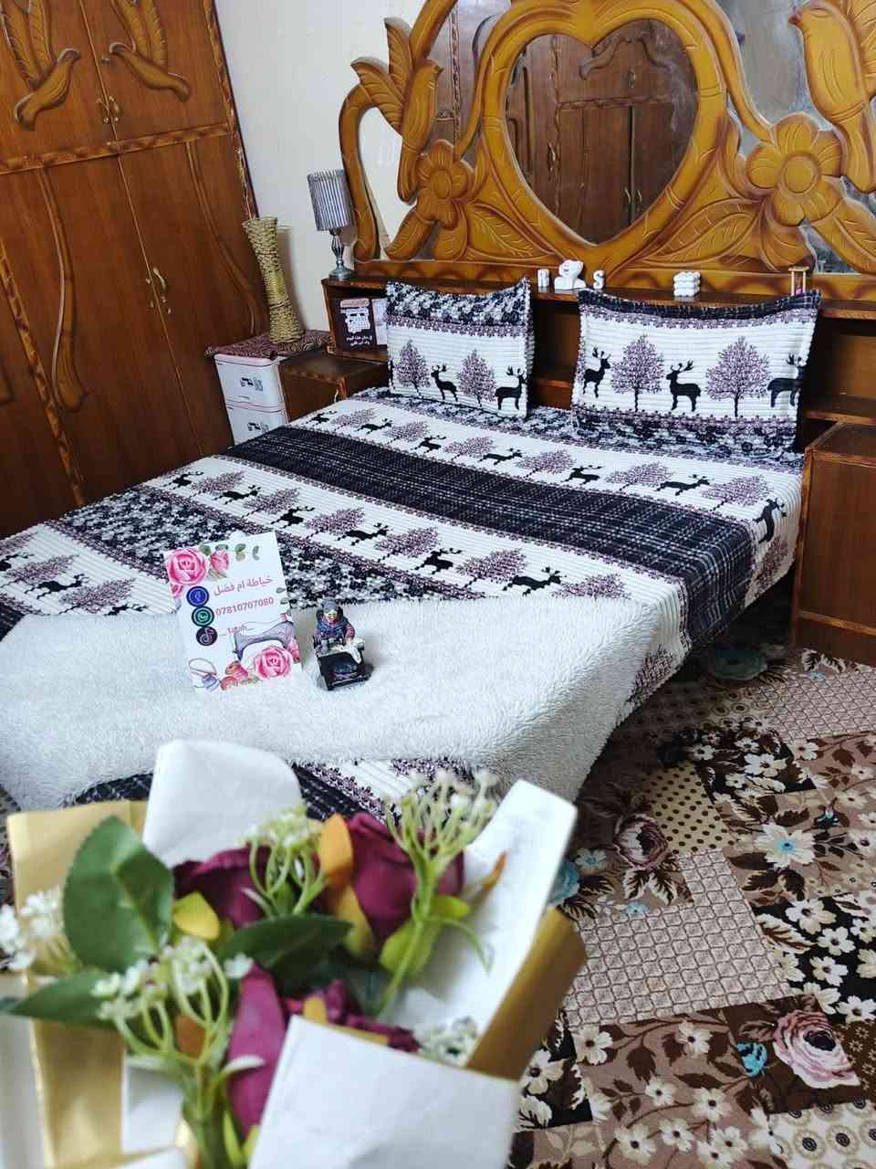 تلبيسه دوشك قماش خاولي
حسب طلب ولون 💯🪡وقياس ١٨٠في٢٠٠ قياس تركي
توصيل كربلاء وجميع المحافظات 🚚
اي استفسار ع واتساب ***********
