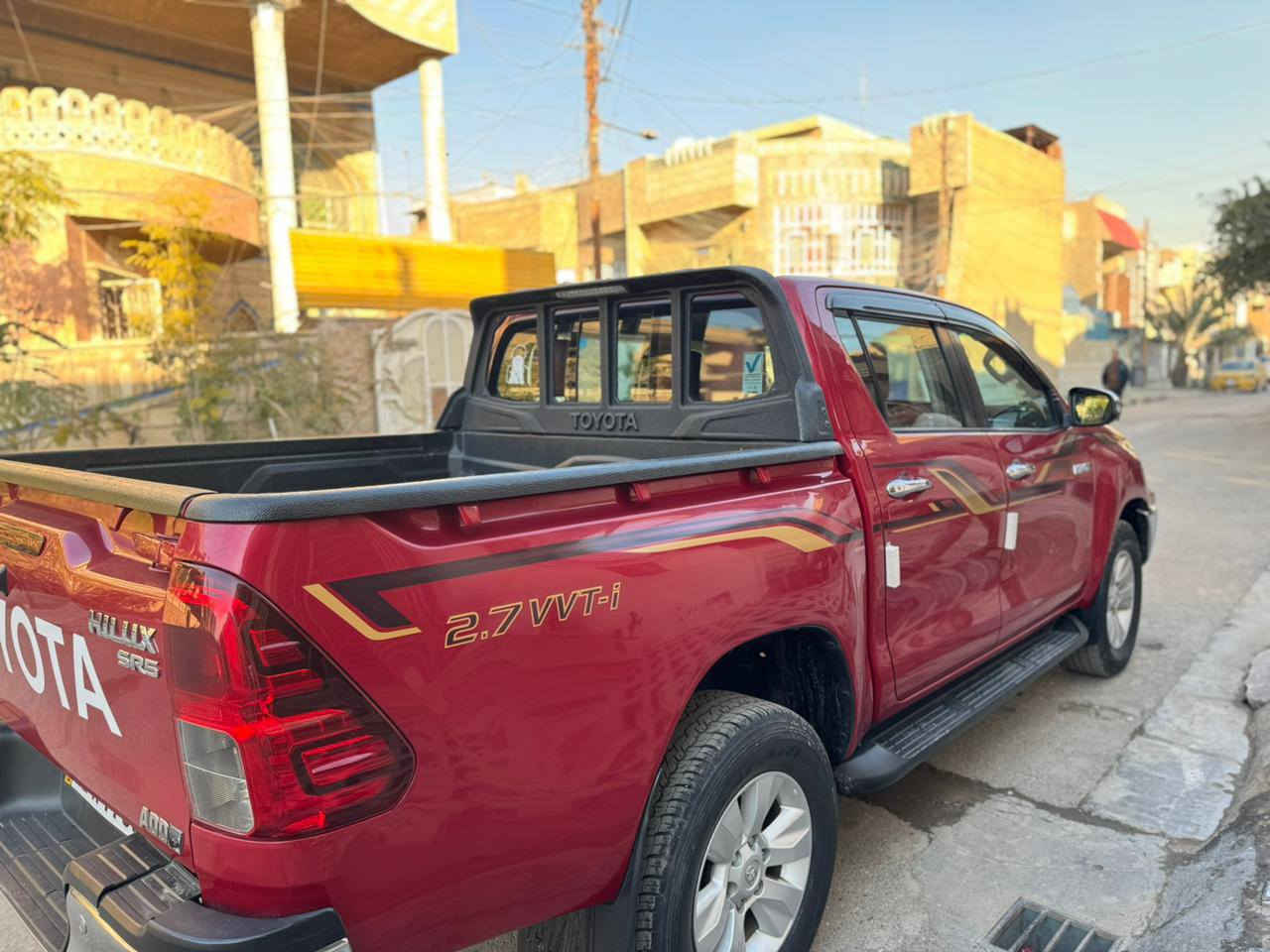 السلام عليكم 
هايلوكس 2019
مكفوله من الضربه والصبغ وكير ومحرك 
محرك 4سلندر
العنوان بغداد
رقم الهاتف :***********
