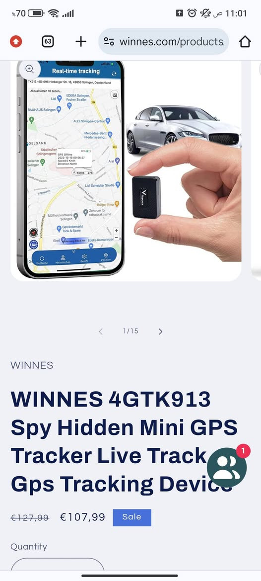 رمضان مبارك على الجميع 🌙
مزاد اعلى سعر ابيع 📌

جهاز تتبع GPS اصلي 100٪ سعره بالموقع الرسمي 107€ يورو ما يعادل 165,000 عراقي
يشتغل عالشريحة مال عراق طبيعي فحصته وشغال 100٪ يجي ويا شريحة دولية هم تكدر تشترك عليها عن طريق الموقع مالتهم


**إذا كنت صاحب هذا الإعلان وتريد حذفه لأي سبب، رجاءا أرسل رسالة إلى الدعم الفني**
