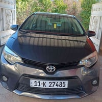 للبيع سيارة نوع كورلا موديل ٢٠١٤ بغداد رقم الجديد بأسمي محرك كير حدادة...