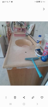 كونتر مطبخ ٣ قطع طول سنك ١٩٠سم سعر ٣٥٠الف واتس اب ٠٧٥١٧٩١٧٣٥٢